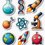 School Subjects - Sticker Sheet v19